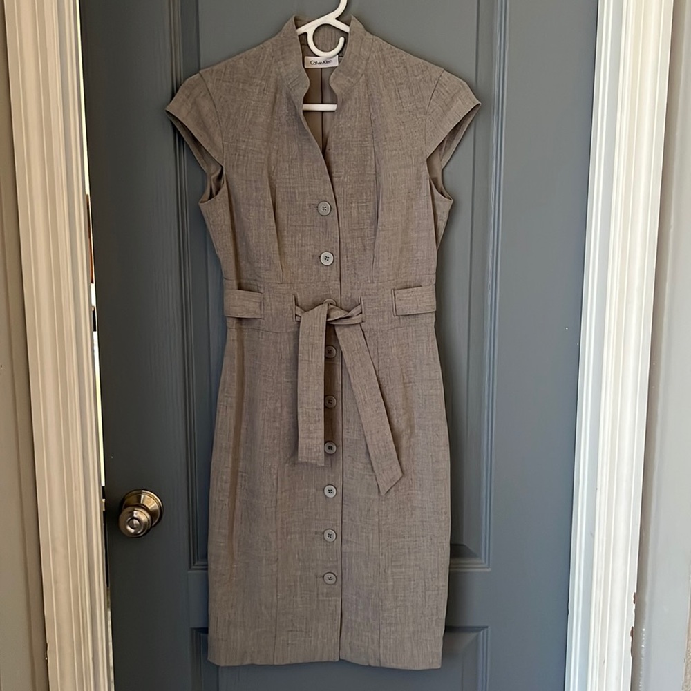 Calvin Klein grey dress